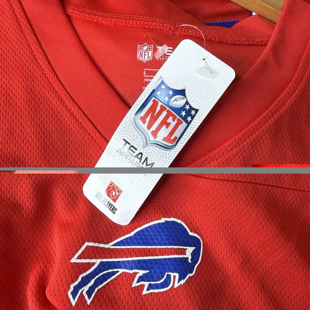 Josh Allen Buffalo Bills Jersey Mens Large Red Alternate NFL Football NWT - Picture 6 of 8